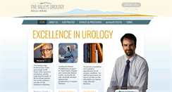 Desktop Screenshot of fivevalleysurology.com